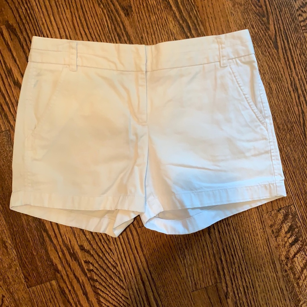 J Crew white shorts